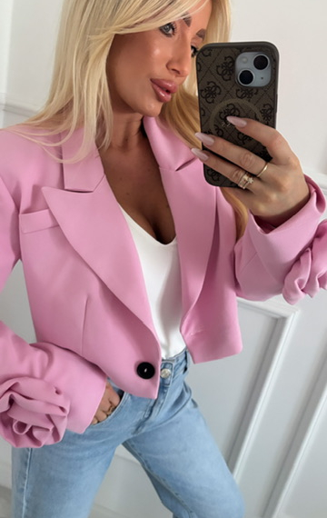 Marynarka SPECIAL ROSE ciemny róż