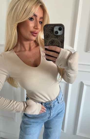 Body BEAUTY HEART beż