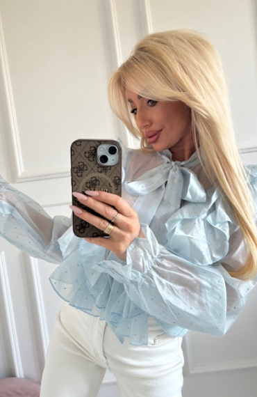 Koszula SMALL IS PRETTY błękitna