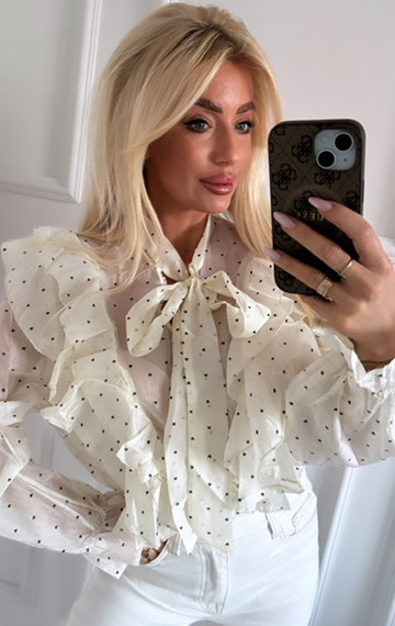 Koszula SMALL IS PRETTY bananowe ecru