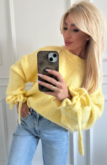 Sweter SWEET MARMOLADE żółty