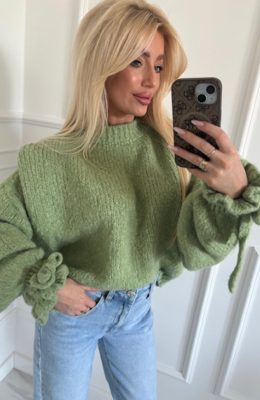 Sweter SWEET MARMOLADE zielony