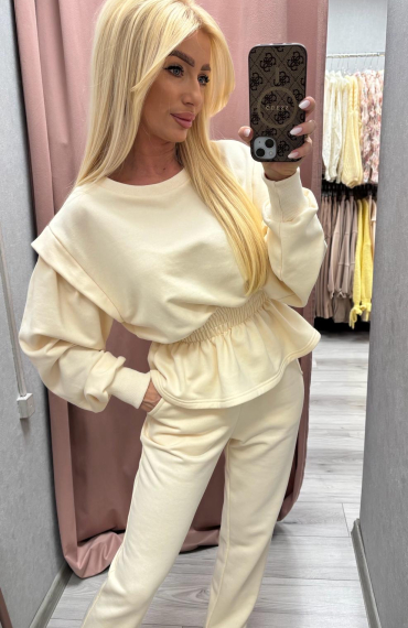 Komplet dresowy LALA masełko