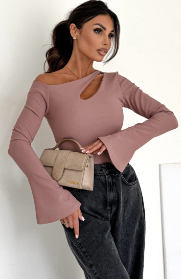 Bluzka MONINI brudny róż
