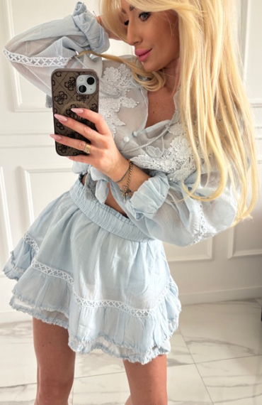 Komplet SUMMER VIBE błękit