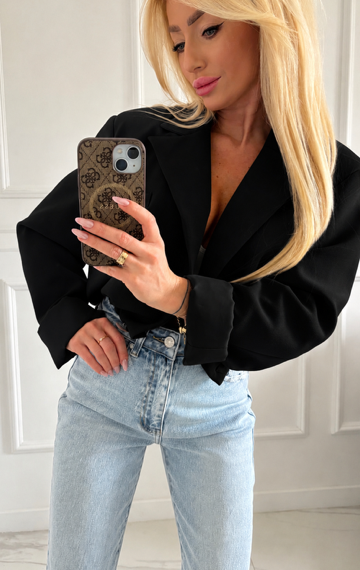 Marynarka ELLE PREMIUM czarna PREORDER