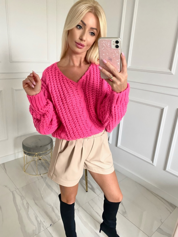 Sweter WARKOCZ pink
